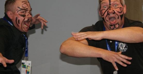 Haka face paint